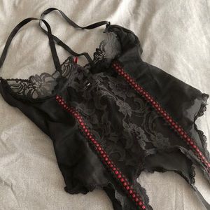 Vintage Frederick’s of Hollywood garter corset lingerie